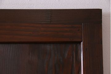 【F様ご成約済み・ご決済用】和製アンティーク　和の雰囲気漂う組子帯戸(ガラス帯戸、引き戸、建具)2枚セット