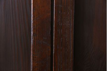 【F様ご成約済み・ご決済用】和製アンティーク　和の雰囲気漂う組子帯戸(ガラス帯戸、引き戸、建具)2枚セット