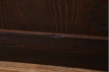 【F様ご成約済み・ご決済用】和製アンティーク　和の雰囲気漂う組子帯戸(ガラス帯戸、引き戸、建具)2枚セット