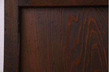 【F様ご成約済み・ご決済用】和製アンティーク　和の雰囲気漂う組子帯戸(ガラス帯戸、引き戸、建具)2枚セット