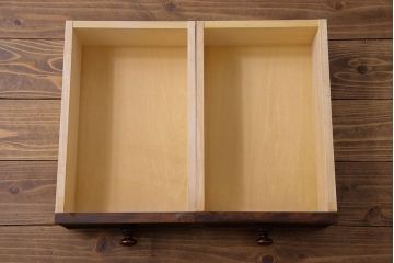 中古　北海道民芸家具　HM135　扉の面取りデザインが美しいサイドボード(定価約38万円)