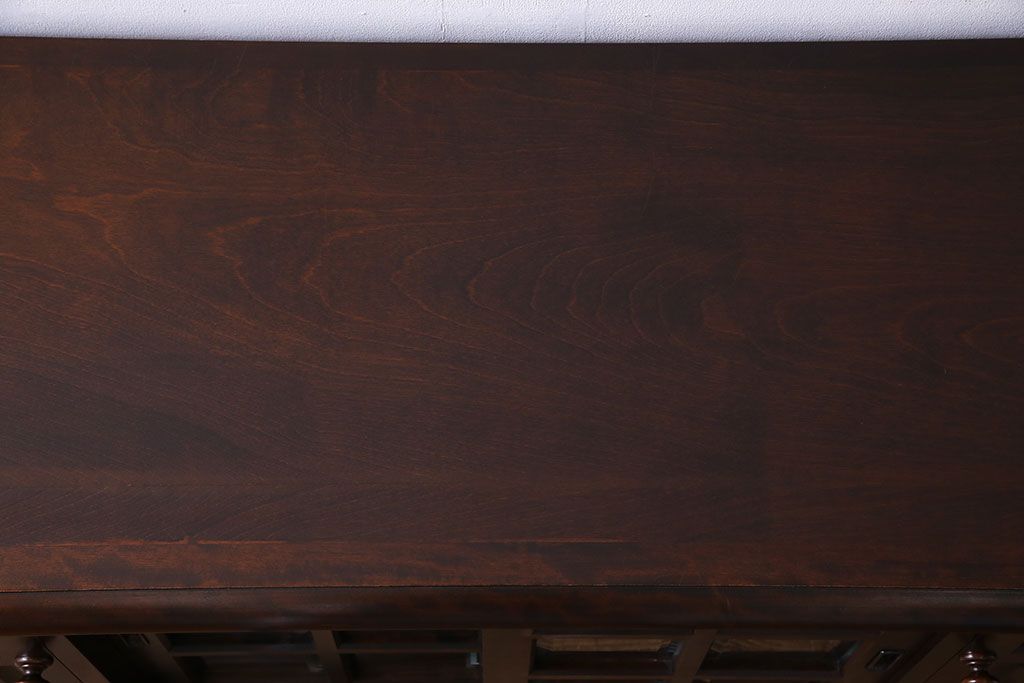 中古　北海道民芸家具　HM135　扉の面取りデザインが美しいサイドボード(定価約38万円)