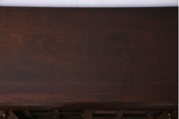 中古　北海道民芸家具　HM135　扉の面取りデザインが美しいサイドボード(定価約38万円)