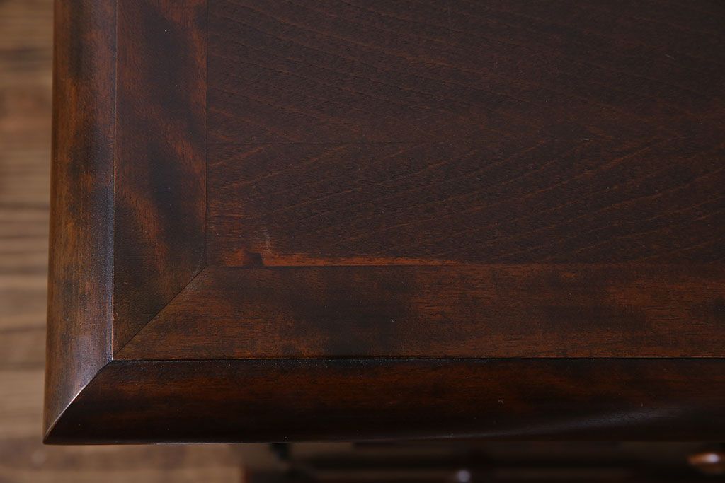 中古　北海道民芸家具　HM135　扉の面取りデザインが美しいサイドボード(定価約38万円)