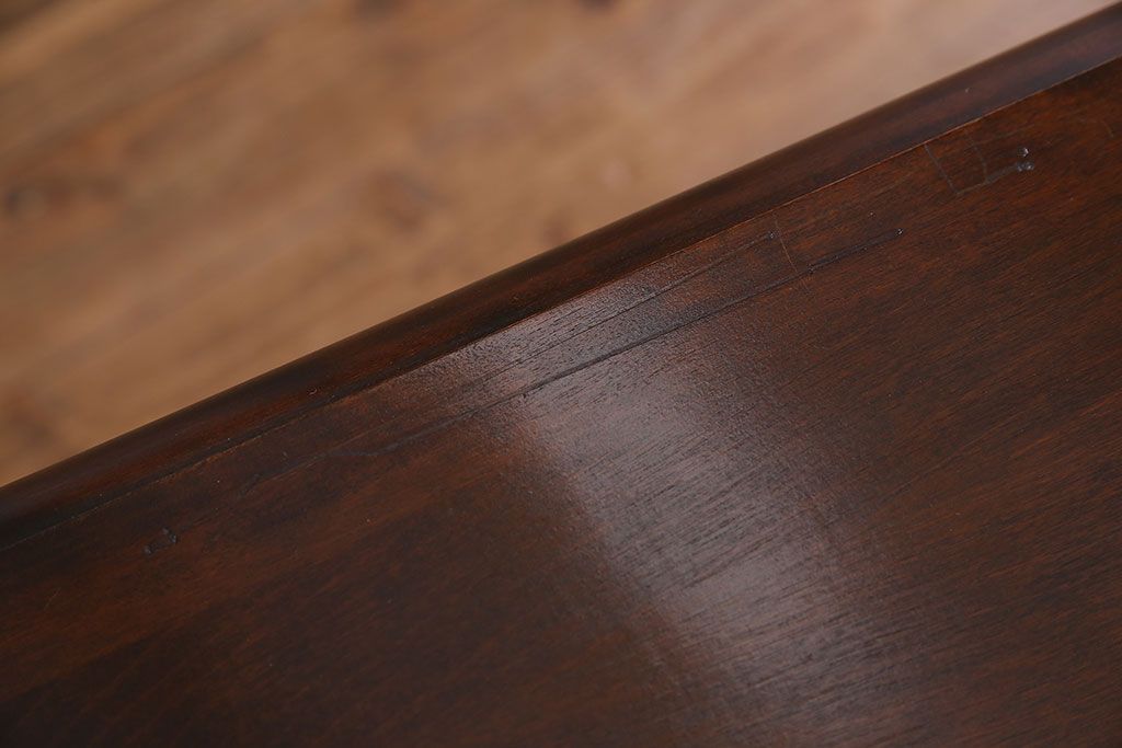 中古　北海道民芸家具　HM135　扉の面取りデザインが美しいサイドボード(定価約38万円)