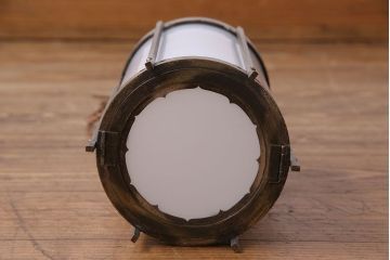 和製アンティーク　真鍮製　味わいのある風合いが魅力的なシェード(天井照明、ペンダントライト)