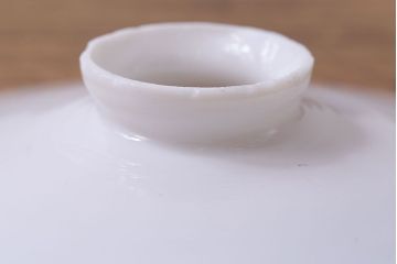 昭和レトロ　温かみのある平笠のシェード(電笠)(2)