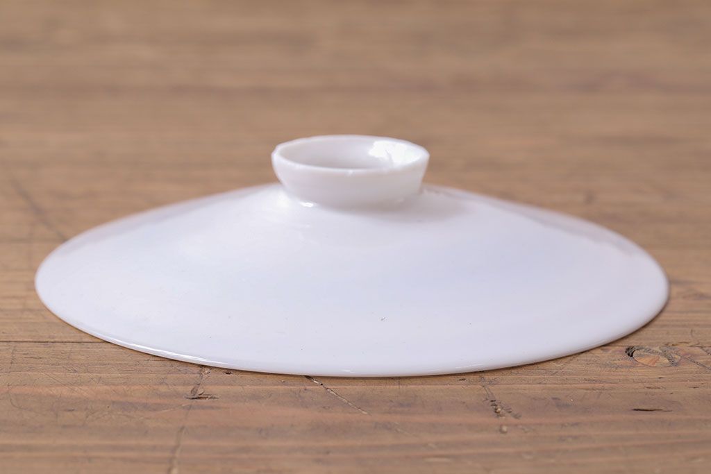 昭和レトロ　温かみのある平笠のシェード(電笠)(2)