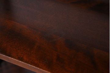 中古　北海道民芸家具　滑らかな木肌が美しい本棚(飾り棚、陳列棚)