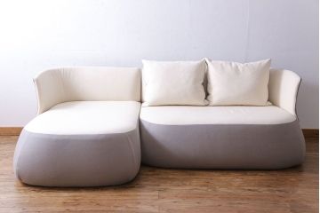 中古　廃盤品　B&B Italia　MAXALTO　FAT SOFA　システムソファ(カウチソファ、コーナーソファ)(定価約135万円)・クッション2個付き