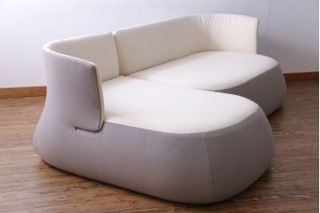 中古　廃盤品　B&B Italia　MAXALTO　FAT SOFA　システムソファ(カウチソファ、コーナーソファ)(定価約135万円)・クッション2個付き