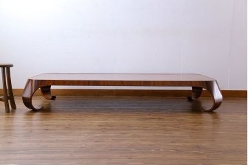ヴィンテージ家具　ビンテージ　天童木工　剣持勇　絶版品!上質な雰囲気漂うローズウッド材の座卓