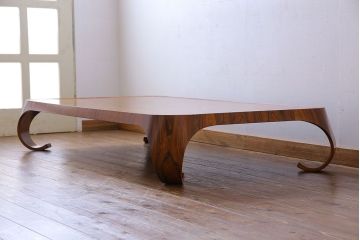 ヴィンテージ家具　ビンテージ　天童木工　剣持勇　絶版品!上質な雰囲気漂うローズウッド材の座卓