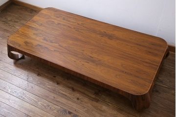 ヴィンテージ家具　ビンテージ　天童木工　剣持勇　絶版品!上質な雰囲気漂うローズウッド材の座卓