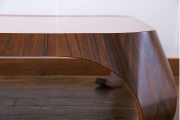 ヴィンテージ家具　ビンテージ　天童木工　剣持勇　絶版品!上質な雰囲気漂うローズウッド材の座卓