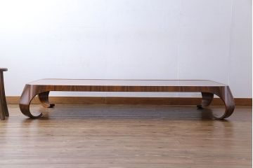 ヴィンテージ家具　ビンテージ　天童木工　剣持勇　絶版品!上質な雰囲気漂うローズウッド材の座卓