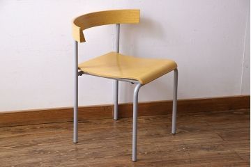 中古　廃版品　arflex(アルフレックス)　TWIN　ダイニングチェア(椅子、イス)(定価約4万円)(2)