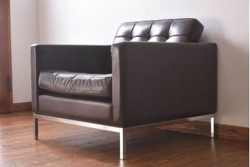 ヴィンテージ家具　ビンテージ　KNOLL(ノール)　廃盤品　モダンなラウンジソファ(1人掛けソファ)