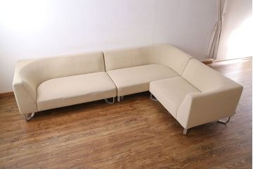 中古　arflex(アルフレックス) VASCA(ヴァスカ)　システムソファ(コーナーソファ)(定価約103万円)