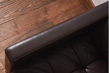 ビンテージ家具　ビンテージ　KNOLL(ノール)　廃盤品　モダンなラウンジソファ(1人掛けソファ)(2)