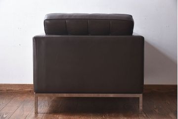 ビンテージ家具　ビンテージ　KNOLL(ノール)　廃盤品　モダンなラウンジソファ(1人掛けソファ)(2)