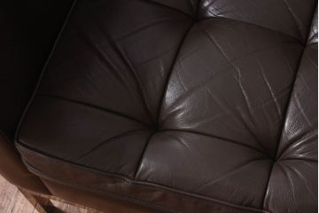 ヴィンテージ家具　ビンテージ　KNOLL(ノール)　廃盤品　モダンなラウンジソファ(1人掛けソファ)(1)
