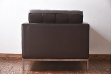 ヴィンテージ家具　ビンテージ　KNOLL(ノール)　廃盤品　モダンなラウンジソファ(1人掛けソファ)(1)