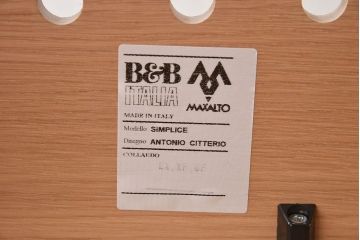 中古　B&B　Italia　Simplice Collection MUSA　アームチェア(1人掛けソファ)(1)(定価約50万円)