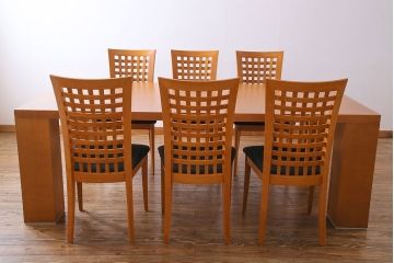 中古　COSTANTINI PIETRO(コスタンチーニ・ピエトロ)　優雅なシルエットのダイニングチェア(イス、椅子)(3)(R-027264)