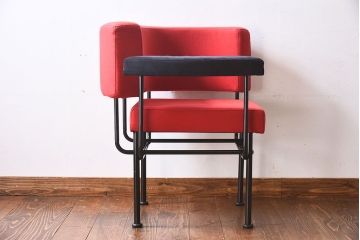 ヴィンテージ家具　ビンテージ　ALIAS(アリアス・エイリアス)　アームチェア(クッションチェア、椅子、イス)
