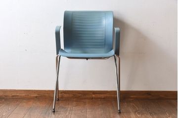 ヴィンテージ家具　ビンテージ　Fritz Hansen(フリッツ・ハンセン)　ENSEMBLE B10(アンサンブル B10)　アームチェア(スタッキングチェア、椅子、イス)(1)