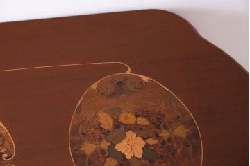 イタリア製　中古　ロココ様式象嵌入りダイニングテーブル(定価28万)