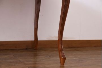 イタリア製　中古　ロココ様式象嵌入りダイニングテーブル(定価28万)