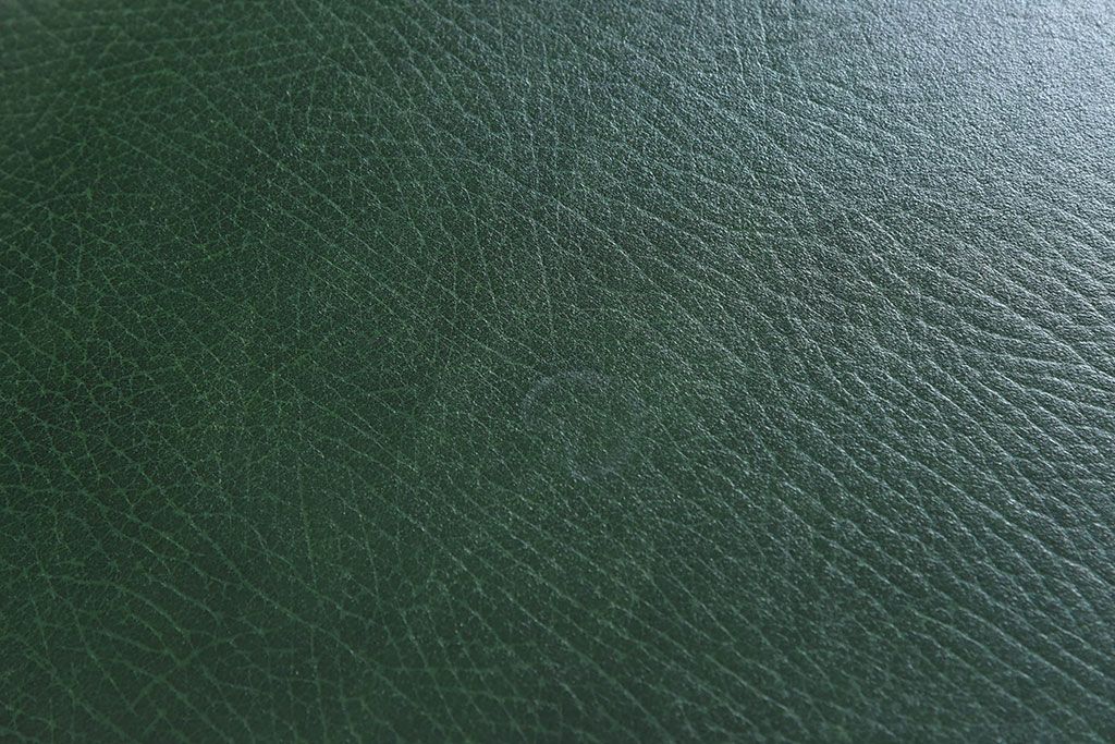 中古　フランス製　本革　上品な雰囲気漂うビーチ材のチェア(椅子)(2)