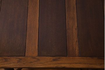 アンティーク家具　イギリスアンティーク　オーク材製ツイストレッグが印象的なエクステンションテーブル(ダイニングテーブル)