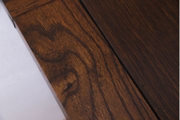 アンティーク家具　イギリスアンティーク　オーク材製ツイストレッグが印象的なエクステンションテーブル(ダイニングテーブル)