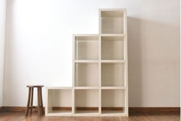 中古　カッシーナixc. SELECTION　Kartell(カルテル)　SHELVING SYSTEM(シェルビングシステム)(オープンラック、飾り棚)(定価約22万円)