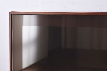 中古　arflex(アルフレックス)　ガラス扉付き　COMPOSER(コンポーザー)(戸棚、収納棚)(1)(定価約15万円)