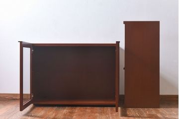 中古　arflex(アルフレックス)　ガラス扉付き　COMPOSER(コンポーザー)(戸棚、収納棚)(2)(定価約15万円)