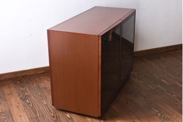 中古　arflex(アルフレックス)　ガラス扉付き　COMPOSER(コンポーザー)(戸棚、収納棚)(2)(定価約15万円)