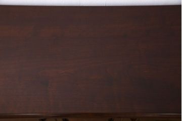 中古美品　松本民芸家具　面取りデザインがおしゃれなE型サイドボード(収納棚、戸棚)(定価約37万円)