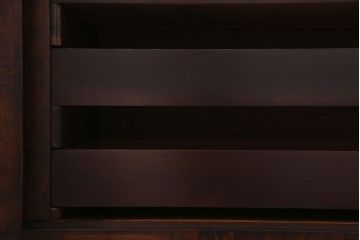 中古美品　松本民芸家具　直線的なデザインが美しいD型和タンス(箪笥、チェスト、着物箪笥)(定価約54万円)