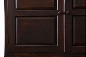 中古美品　松本民芸家具　直線的なデザインが美しいD型和タンス(箪笥、チェスト、着物箪笥)(定価約54万円)