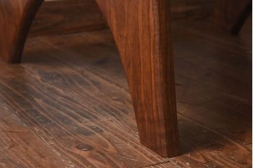 中古美品　大原一徳　牛革使用!ウォールナット材の上質なパーソナルチェア(椅子、イス)(定価約17万円)