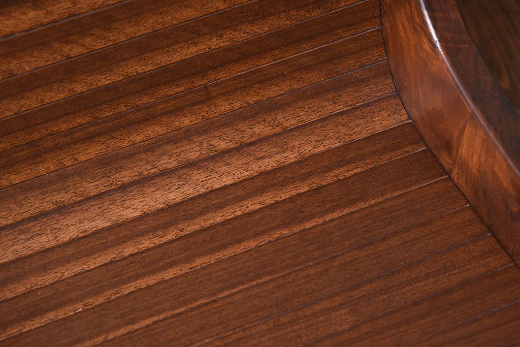 中古美品　大原一徳　牛革使用!ウォールナット材の上質なパーソナルチェア(椅子、イス)(定価約17万円)