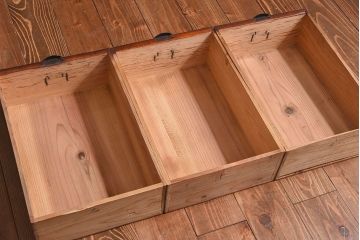 アンティーク家具　和製アンティーク　オープンラック!脚付箪笥ローボード(ローチェスト、テレビボード)