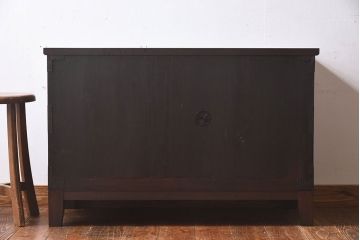 アンティーク家具　和製アンティーク　オープンラック!脚付箪笥ローボード(ローチェスト、テレビボード)