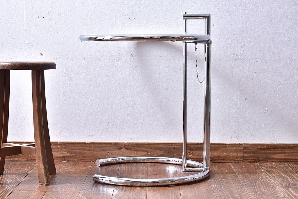 中古　ClassiCon(クラシコン)　Eileen Gray(アイリーン・グレイ)　ADJUSTABLE TABLE　E1027　アジャスタブルテーブル(サイドテーブル)(1)