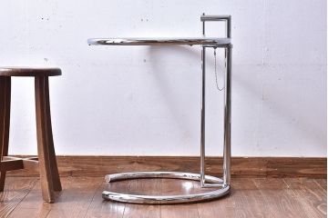 中古　ClassiCon(クラシコン)　Eileen Gray(アイリーン・グレイ)　ADJUSTABLE TABLE　E1027　アジャスタブルテーブル(サイドテーブル)(1)