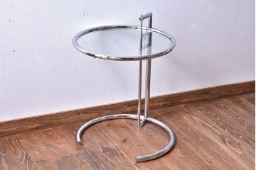 中古　ClassiCon(クラシコン)　Eileen Gray(アイリーン・グレイ)　ADJUSTABLE TABLE　E1027　アジャスタブルテーブル(サイドテーブル)(1)